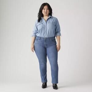 LEVI'S Classic Straight Women's Jeans 90's Relaxed Old School Plus Size 20W = 2X